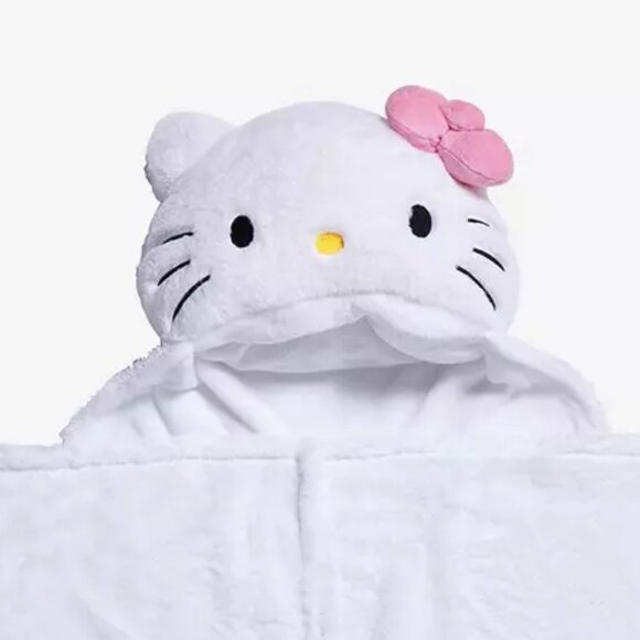Hello Kitty Plush Hooded Blanket with Pink Bow 40x60New with Tags - Picture 4 of 4